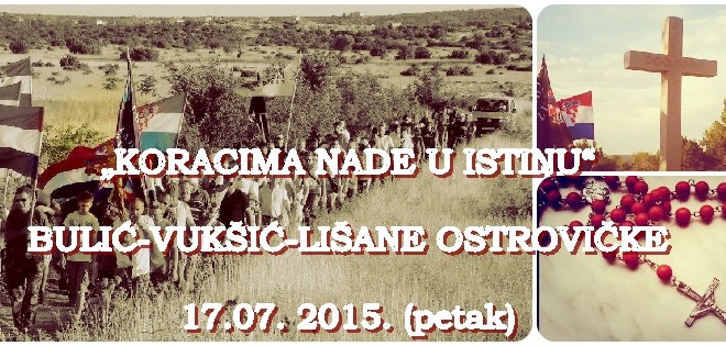 „KORACIMA NADE U ISTINU“ – 2015.